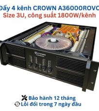 Cục đẩy 4 kênh Crown A36000ROVO 96 sò